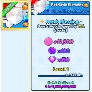 Hatching Blessing Super Legendary (Hatching Compitition coming)