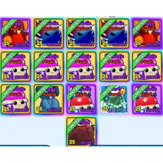 (16X PETS) HUGE Carnival Pet Team Bundle #2