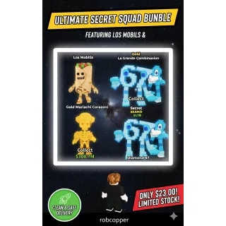 👑 ELITE BUNDLE: Los Mobilis & La Grande Combinasion | 4x Secrets 👑