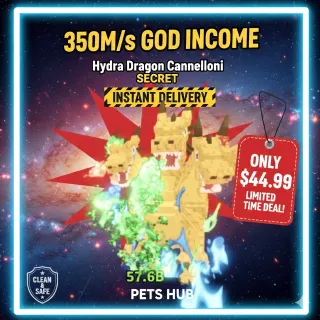 👑 [ULTRA-SECRET] Hydra Dragon Cannelloni | 350M/s GOD INCOME | 100% CLEAN ⚡| SAB