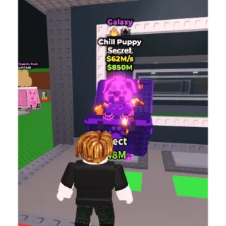 Galaxy Chill Puppy 🐶 | With 2 Traits 🕷️ Rare Trait | Fast Delivery 🚛 | Steal A Brainrot