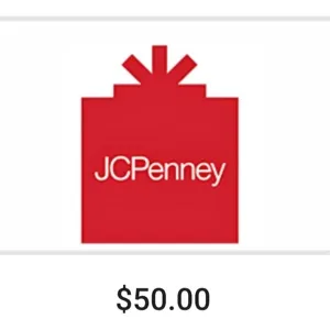 50 JCPenney Digital gift card