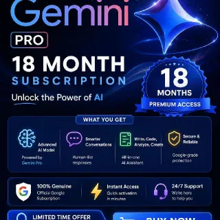 Gemini Pro 18 Months Subscription