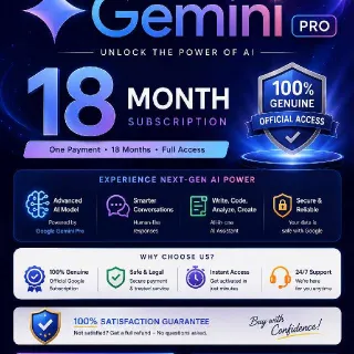 Gemini Pro 18 Months Subscription