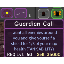 Other Guardian Call In Game Items Gameflip