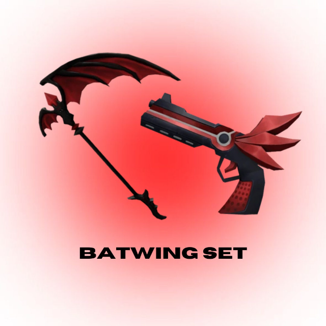 Mm2 batwing set game items gameflip