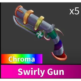 Mm2 Chroma Swirly Gun x5