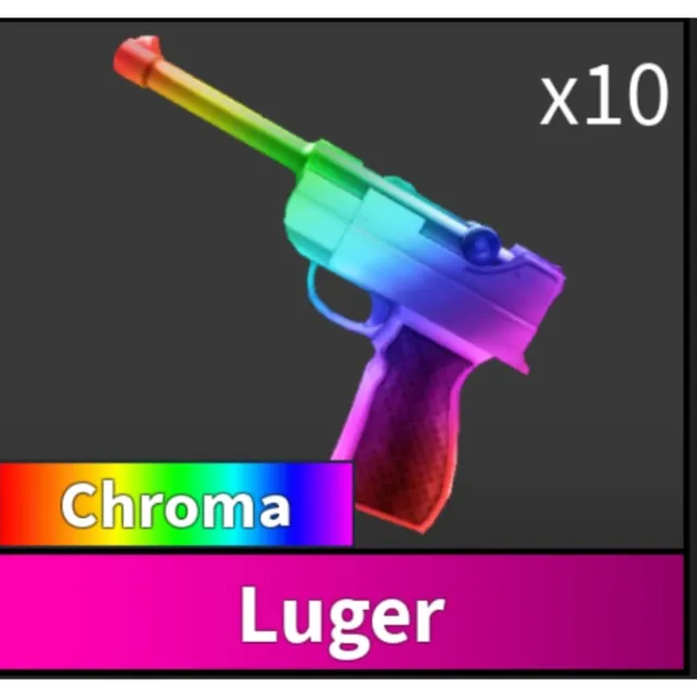 Mm2 Chroma Luger x10 - Roblox Game Items - Gameflip