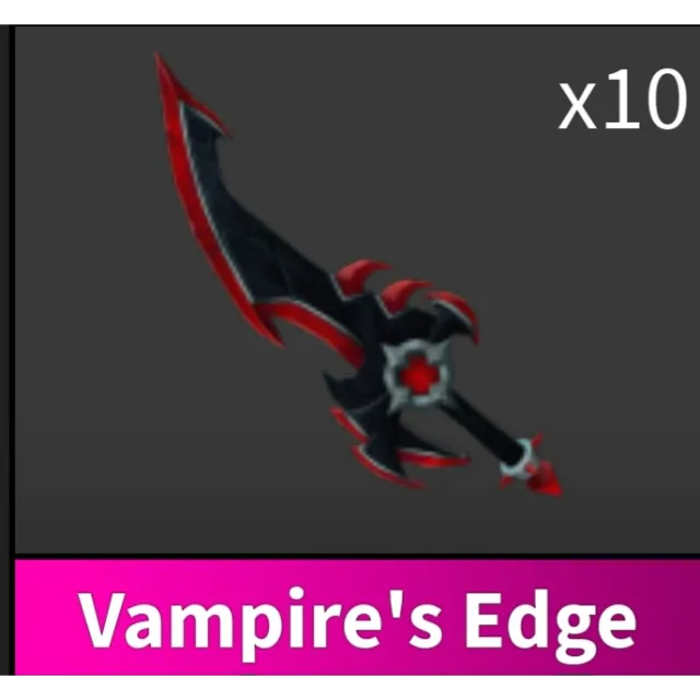 Mm2 Vampire's Edge x10 Roblox Game Items Gameflip