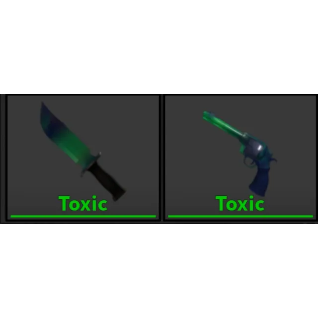 Mm2 Toxic Set - Roblox Game Items - Gameflip