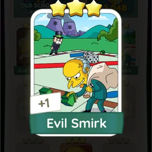 Evil Smirk Monopoly Go