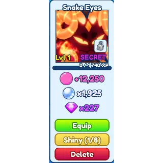 MYTHIC SNAKE EYES BGSI