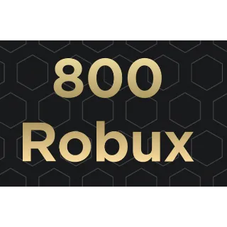 Roblox 800 Robux GLOBAL 
