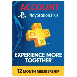 PlayStation Plus Premium 12 Months ACCOUNT (NOT CODE)