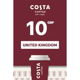 £10.00 GBP Costa Coffee UK