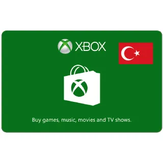 50 TL Xbox Gift Card TURKEY TRY