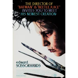 Edward Scissorhands - HD Movies Anywhere & VUDU Digital Code