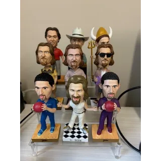 The Big Lebowski Bobbleheads COMPLETE Set by Bif Bang Pow! VERY RARE