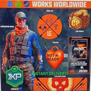 CALL OF DUTY COD BLACK OPS 6 X LITTLE CAESARS PROMO INSTANT CODE (QUICK AND GLOBAL)