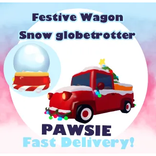 Festive Wagon & Snow Globetrotter