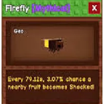 5X FIREFLY - GROW A GARDEN