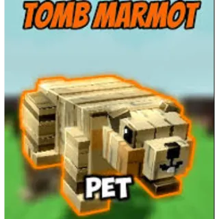 5X TOMB MARMOT - GROW A GARDEN