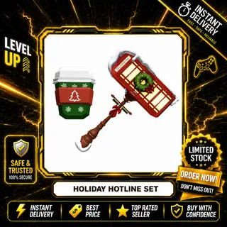 HOLIDAY HOTLINE SET (HOLIDAY HOTLINE HAMMER + HOLIDAY ESPRESSO GEMSTONE) - FLEE THE FACILITY / FTF