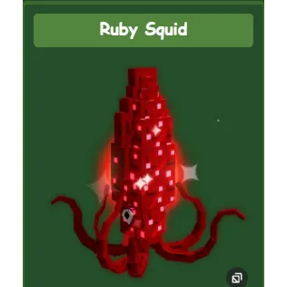 2X RUBY SQUID - GROW A GARDEN