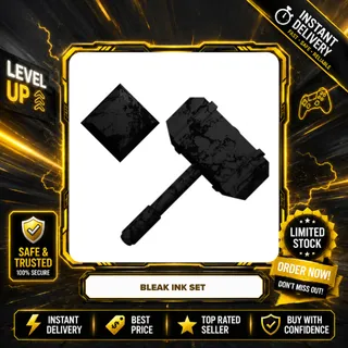BLEAK INK SET (BLEAK INK HAMMER + BLEAK INK GEMSTONE) - FLEE THE FACILITY / FTF