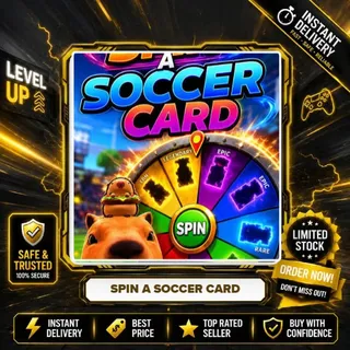 AUTO COLLECT MONEY - SPIN A SOCCER CARD 45R