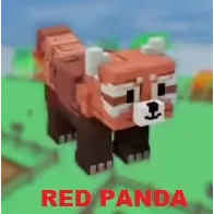 3X RED PANDA - GROW A GARDEN