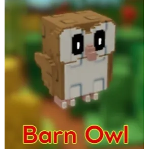 3X BARN OWL - GROW A GARDEN