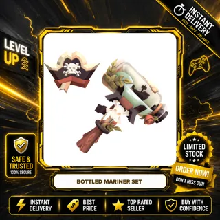 BOTTLED MARINER SET (BOTTLED MARINER HAMMER + PIRATE HAT GEMSTONE) - FLEE THE FACILITY / FTF