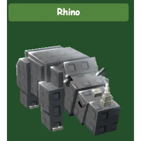 3X RHINO - GROW A GARDEN