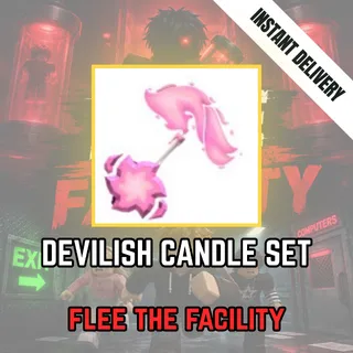 DEVILISH CANDLE SET (DEVILISH CANDLE + DEVILISH FLAME) - FLEE THE FACILITY / FTF