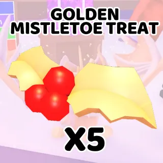 Golden Mistletoe Treat x5