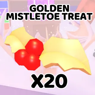 Golden Mistletoe Treat x20