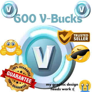 600 V-Bucks (On Your Account!)