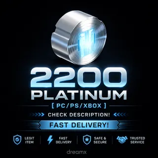 Warframe 2200 Platinum