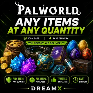Palworld Any items at any quantity easy / fast 
