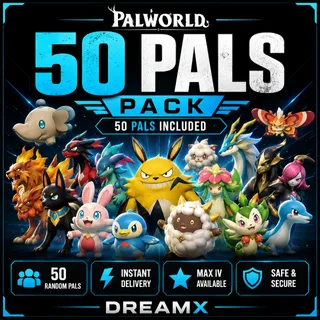 Palworld 50 pals bundle pack 