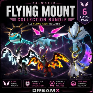 Palworld flying mount collection bundle x6