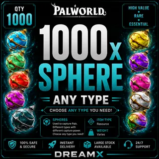 Any sphere x1000 pack Palworld 