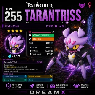 Tarantriss any skill / level palworld 