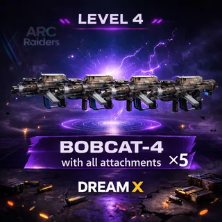 Arc Raiders 5X BOBCAT 4S  WITH ALL ATTACHMENT 