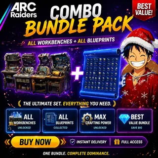 Arc raiders All blueprints 77 blueprints & all workbench max le 1-3