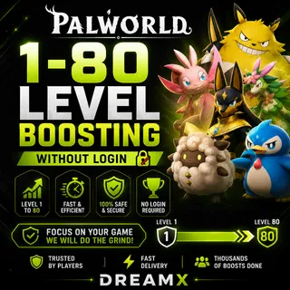 Palworld 1-80 level boosting easy and fast
