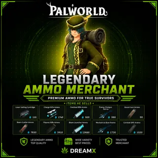 legendary ammo merchant in palworld ( all platform )