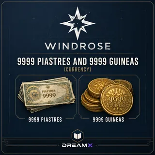 WINDROSE 9999 PIASTRES AND 9999 GUINEAS (CURRENCY)