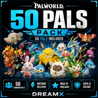Palworld 50 pals bundle pack 